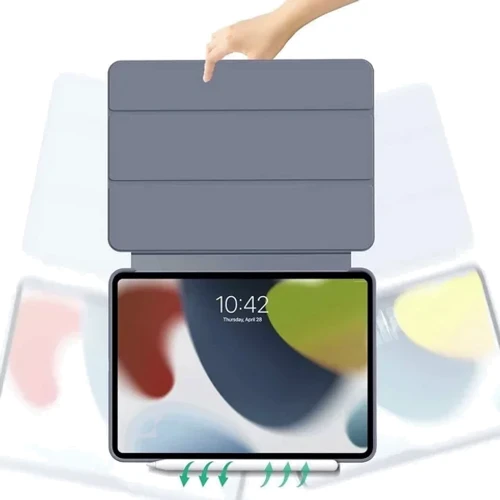 Аксессуар для iPad BeCover Tri Fold Soft TPU Silicone Purple for iPad Pro 13 2024 M4 (711754): Особенности Складывается в подставку, Надежная защита от царапин и загрязнений, Удобно держать в руке, Стильный внешний вид, Стильный дизайн, Приятен на ощупь