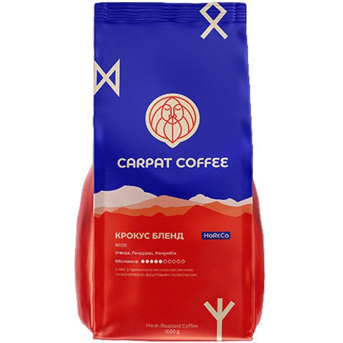 Кава CARPAT COFFEE Крокус бленд у зернах 1000 г
