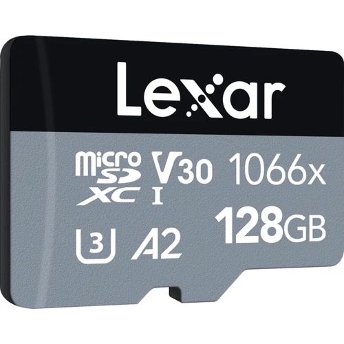 Карта памяти Lexar 128GB microSDXC Class 10 UHS-I U3 V30 A2 Professional 1066x + adapter (LMS1066128G-BNANG): Объем 128 ГБ