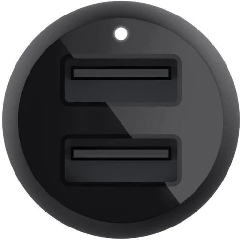Зарядное устройство Belkin USB Car Charger 2xUSB 24W Black (CCB001BTBK): Количество USB-портов 2
