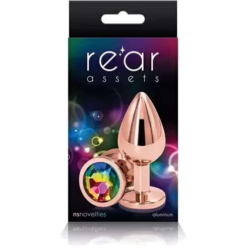 Анальная пробка Ns Novelties - Rear Assets Rose Gold, S