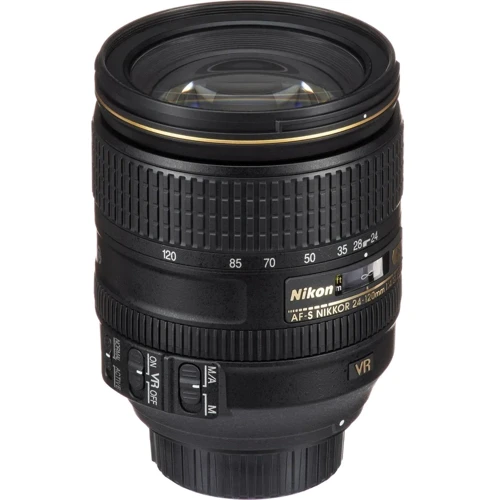 Объектив для фотоаппарата Nikon AF-S Nikkor 24-120mm f/4G ED VR (JAA811DA): Диафрагма при мин./макс. фокусном расстоянии f/4.0