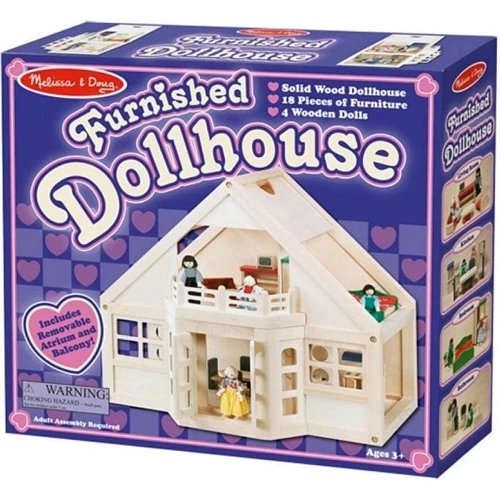 Melissa & Doug Мебльований дерев'яний будиночок (MD795): Виробник Melissa&Doug