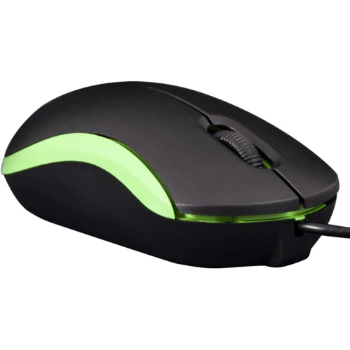 Мышь Frime FM-010 Black/Green: Интерфейс подключения USB