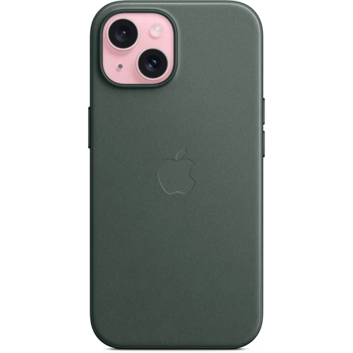 Чехол для iPhone Apple iPhone 15 FineWoven Case with MagSafe - Evergreen (MT3J3ZM/A): Тип чехла накладка на заднюю часть