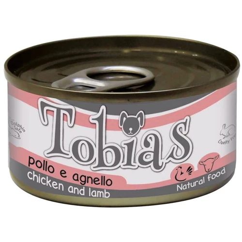 Вологий корм Tobias з куркою та ягнятим 85 г (C1018909)