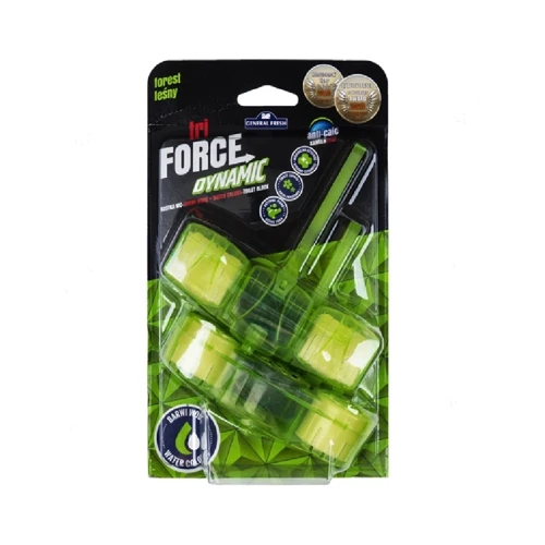 Блок для унитазов General Fresh Tri-Force Dynamic ароматический, Лес 2x45 г