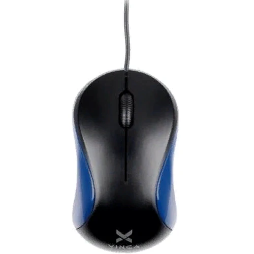 Мышь Vinga MS-882 black - blue: Максимальное разрешение сенсора, dpi 1000