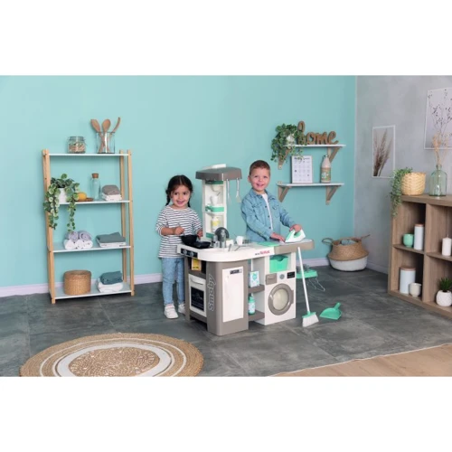 Интерактивный набор Smoby 2в1 Тефаль Кухня + Прачечная (311050) фото 4