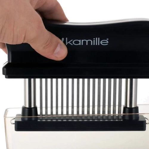 Тендерайзер для м'яса Kamille 12 см чорний (KM-10088)