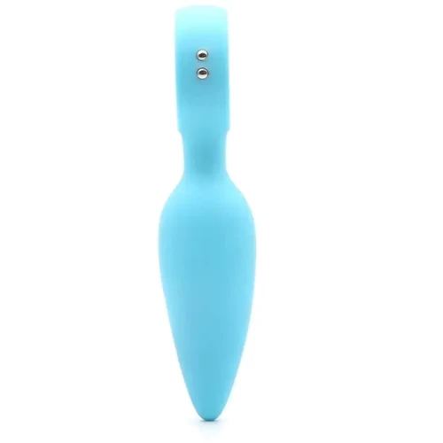 Анальная вибропробка KisToy Orville Blue, диаметр 30мм