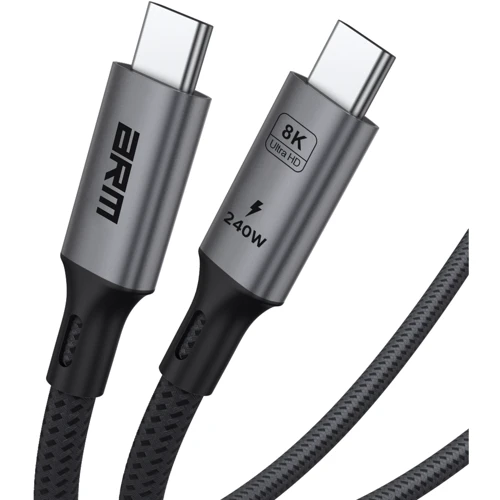 Кабель ArmorStandart Cable USB-C to USB-C USB 4.0 8K 60hz 40Gbps 240W 1m Black (ARM81921) фото 3