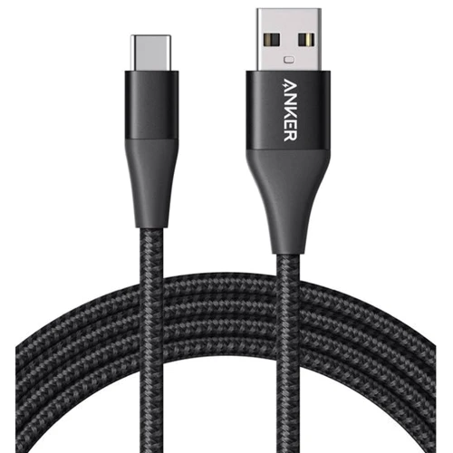 Кабель ANKER USB Cable to USB-C Powerline + II 1.8m Black (A8463H11)