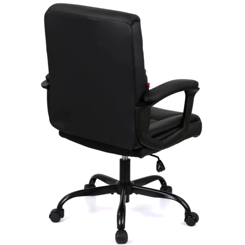 Крісло АКЛАС Лівар TILT 10002M Чорний (PU Black) (00158598): Тип для персоналу