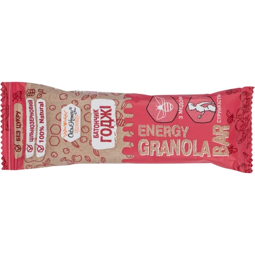 Батончик гранола Oats&Honey Фруктовый+Ягода Годжи бокс 24 шт х 40 г (4820013335328) фото 4