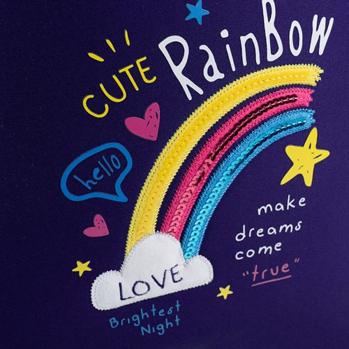 Рюкзак GoPack Education напівкаркасний 165M-1 Cute Rainbow (GO24-165M-1): Стать дитини Для девочек