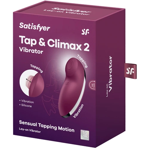Вибростимулятор-пульсатор Satisfyer Tap & Climax 2 Red