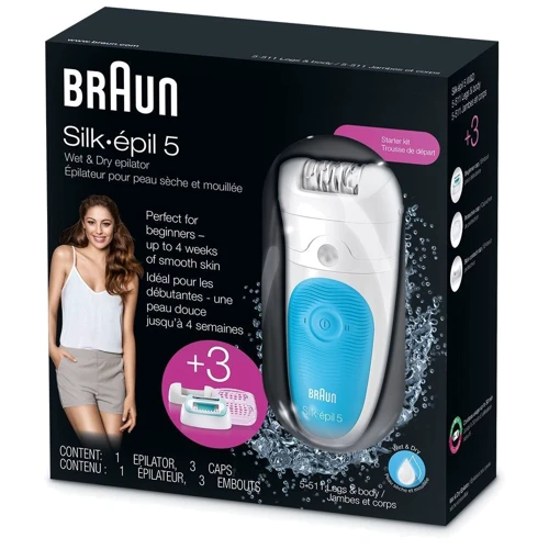 Эпилятор Braun Silk-epil 5 5-511: Массажная насадка Есть