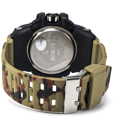 Наручний годинник Skmei 1155 Camouflage: Тип циферблата Комбінований (аналого-цифровий)