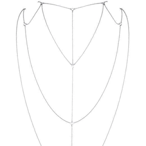 Украшение для спины и декольте Bijoux Indiscrets Magnifique Back and Cleavage Chain - Silver