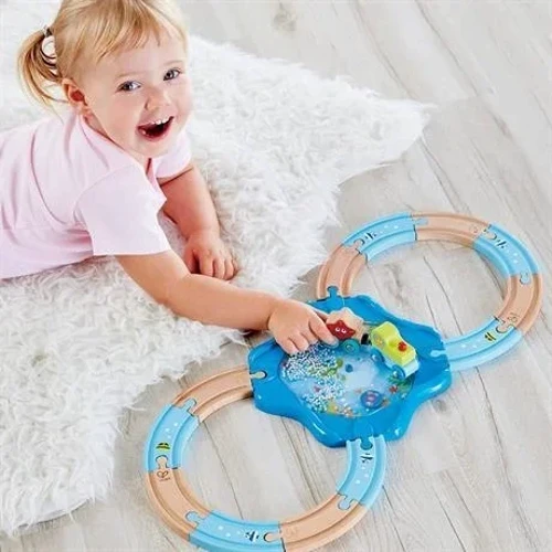Іграшкова залізниця Hape Підводний світ 15 елементів (E3827) фото 5