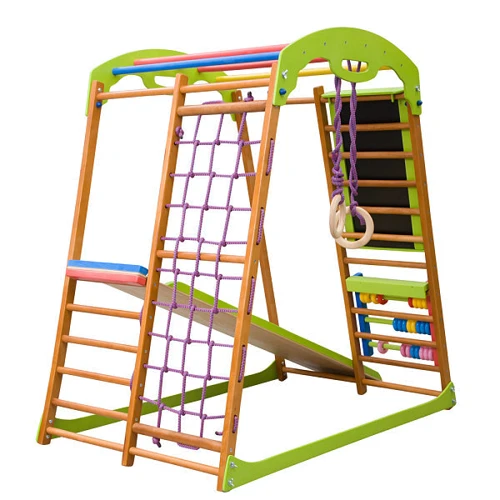 Детский спортивный комплекс для дома SportBaby BabyWood Plus: Назначение для дома