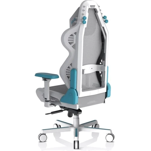 Кресло DXRacer Air PRO белое-бирюзовое (AIR-R1S-WQ.G-B3-NVF): Регулировки Угол наклона подлокотников, Угол наклона спинки, Жесткость качания, Высота сиденья, Высота пояснично