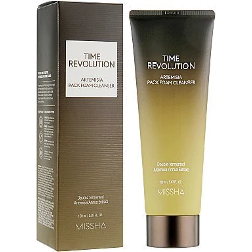 Missha Time Revolution Artemisia Pack Foam Cleanser Антивозрастная маска-пенка для умывания 150 ml: Пол Для женщин
