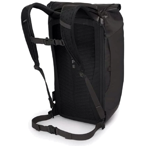 Рюкзак Рюкзак Osprey Transporter Roll Top Black черный (009.2649): Материал 450D Polyester Recy BSAPP C0 TPU Coated