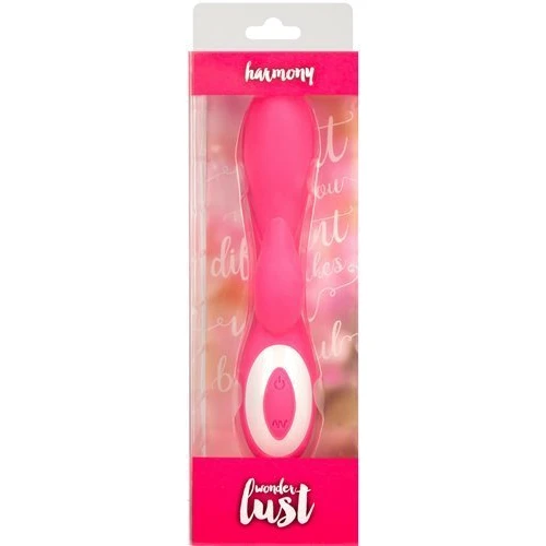 BMS Factory Harmony Pink Wonder Lust вибратор-кролик, 12.5x2.5 см, розовый