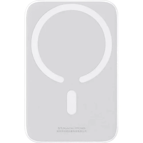 Внешний аккумулятор Baseus Power Bank 6000mAh Magnetic Mini Air Wireless 20W Stellar White (P10059002223-00): Емкость батареи, мАч 6000