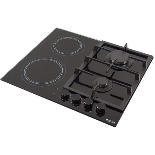 Варочная поверхность газовая Ventolux HG622 B9G CS (BK): Расположение панели Спереди справа