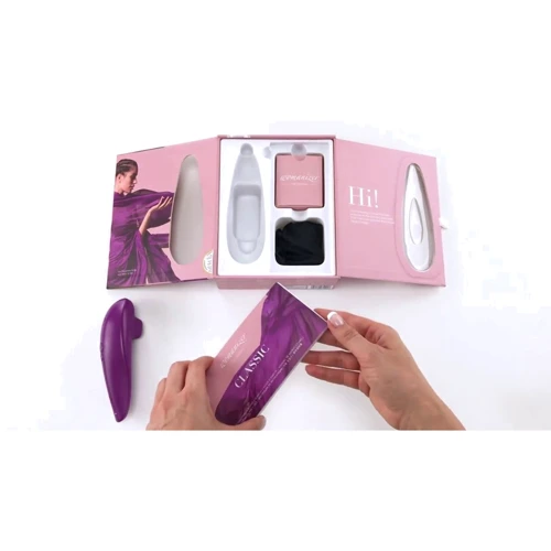 Womanizer Classic Dark Purple Вакуумный стимулятор, 14.8x4.8 см