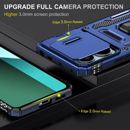 Чехол для телефонов Mobile Case Camshield Army Ring Navy for Xiaomi Poco X6 / Note 13 Pro 5G: Совместимость Xiaomi Poco X6 / Note 13 Pro 5G