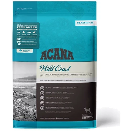 Сухой корм ACANA Wild Coast для собак всех пород с рыбой 6 кг (a56260)