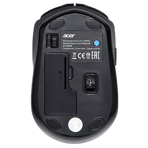 Мышь Acer OMR050 Black (ZL.MCEEE.02D): Максимальное разрешение сенсора, dpi 1600
