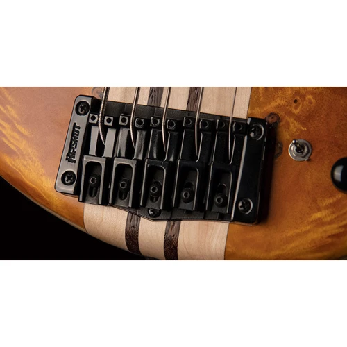 Бас-гитара CORT A5 Plus SC (Amber Open Pore) w/case