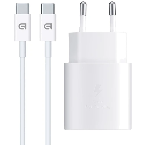 Зарядное устройство ArmorStandart Wall Charger USB-C 25W White with USB-C Cable (ARM63804)