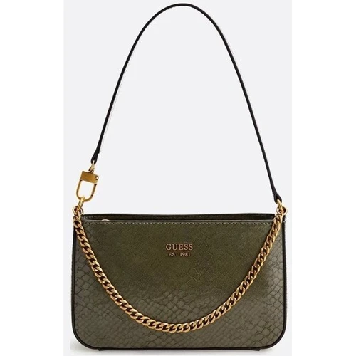 Женская сумка багет GUESS KATEY MINI TOP ZIP SHLDR BAG оливковая (HWKB7870720-OLV)