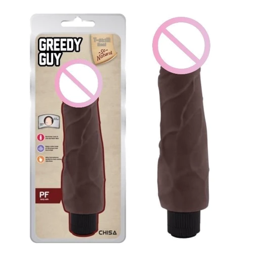 Вибромассажер CHISA Greedy Guy Brown