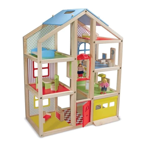 Ляльковий будиночок Melissa & Doug з підйомником і меблями (MD2462) фото 3