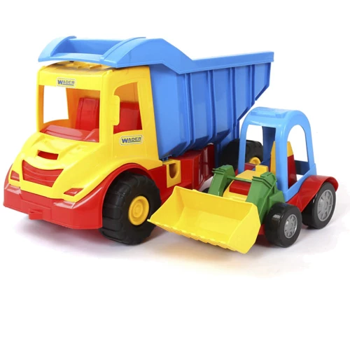 Машинка Грузовик с трактором Wader Multi truck (39219)