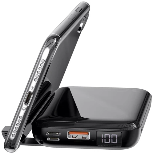 Внешний аккумулятор Baseus Power Bank 10000mAh Wireless Charger Mini S Black (PPXFF10W-01): Сила тока на выходе, A 3