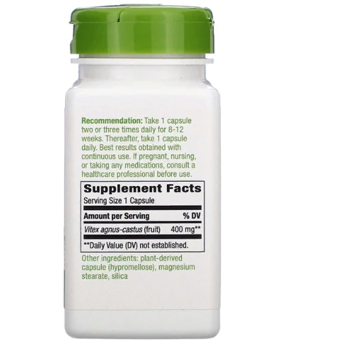 Nature's Way, Vitex Fruit, 400 mg, 100 Capsules (NWY-11750)