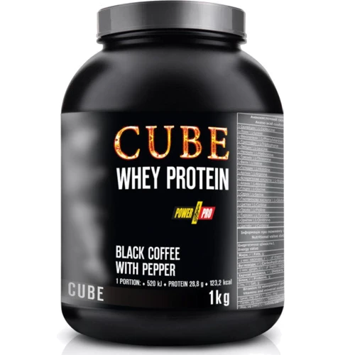 Протеин Power Pro CUBE Whey Protein 1000 g Coffee with Pepper