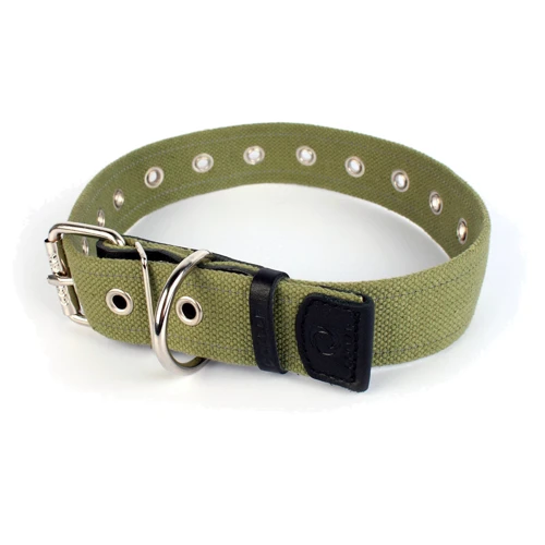 Ошейник Collar х/б тесьма,безразмерный ш 35мм, д 63см: Цвет зеленый