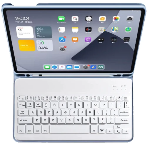 Аксесуар для iPad BeCover Case Smart Keyboard Light Blue для iPad Pro 11 2024 M4 (713000) фото 10