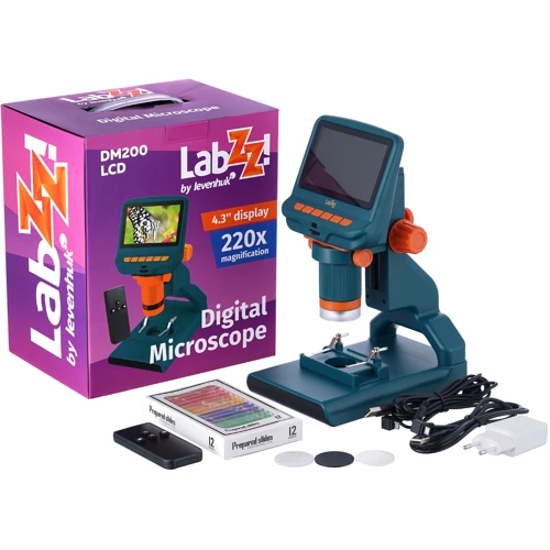 Мікроскоп цифровий Levenhuk LabZZ DM200 LCD 76827: Виробник Levenhuk