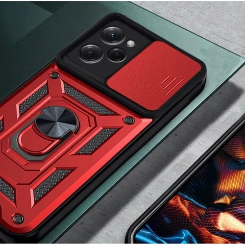 Чехол для телефонов BeCover Military Red for Xiaomi Poco X5 Pro 5G (709117): Материал силикон