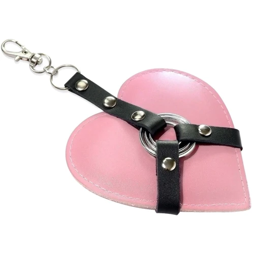Брелок на карабіні для ключів Art of Sex Heart Angel рожевий